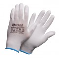 Перчатки из нейлона с полиуретановым покрытием Gward White