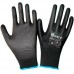 Перчатки нейлоновые с черным полиуретаном Gward Black